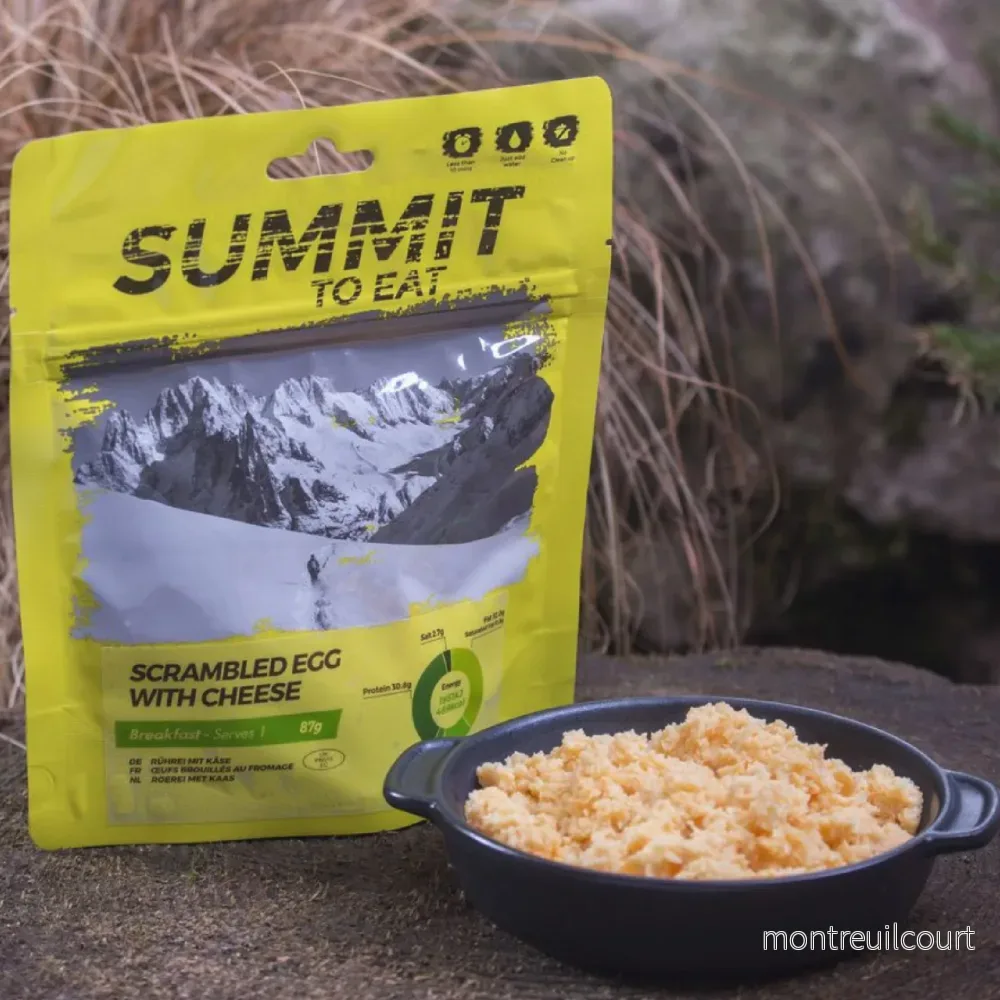 Summit to Eat Dinner Scrambled Egg And Cheese Frystorkad Mat Summit to Eat Dinner Scrambled Egg And Cheese Frystorkad Mat