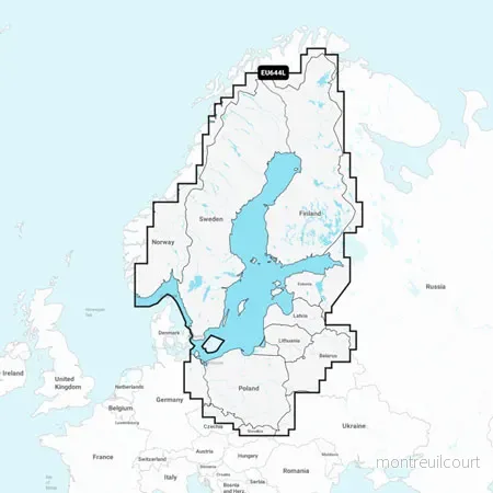 Navionics+ NAEU644L Östersjön (Baltic Sea) Navionics+ NAEU644L Östersjön (Baltic Sea)