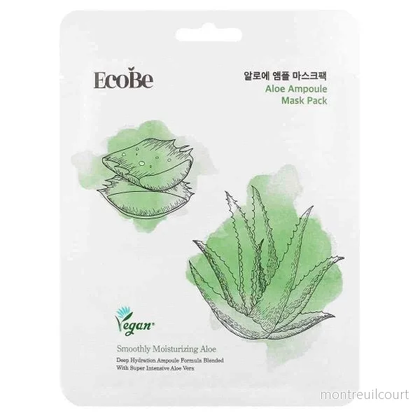 EcoBe Aloe Ampoule Sheet Mask, 25ml EcoBe Aloe Ampoule Sheet Mask, 25ml