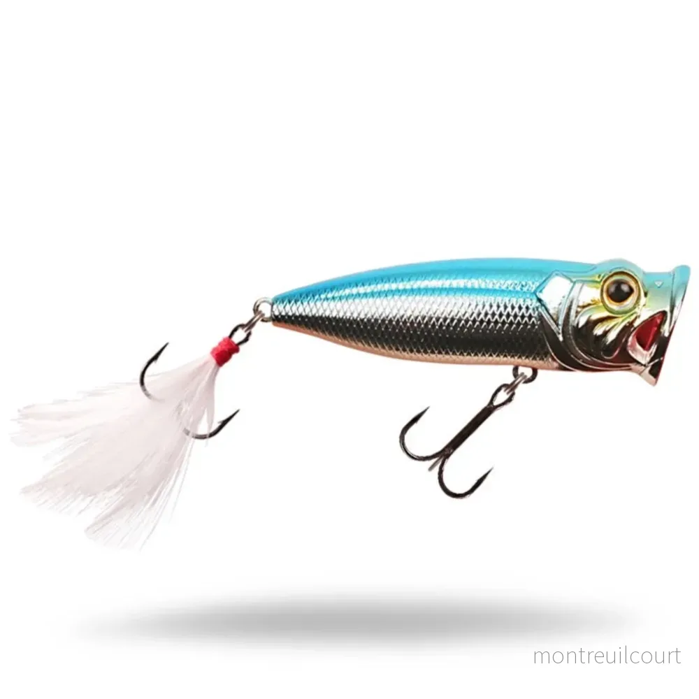 Strike Pro Perch Pop 7cm 12g Blue Silver Strike Pro Perch Pop 7cm 12g Blue Silver