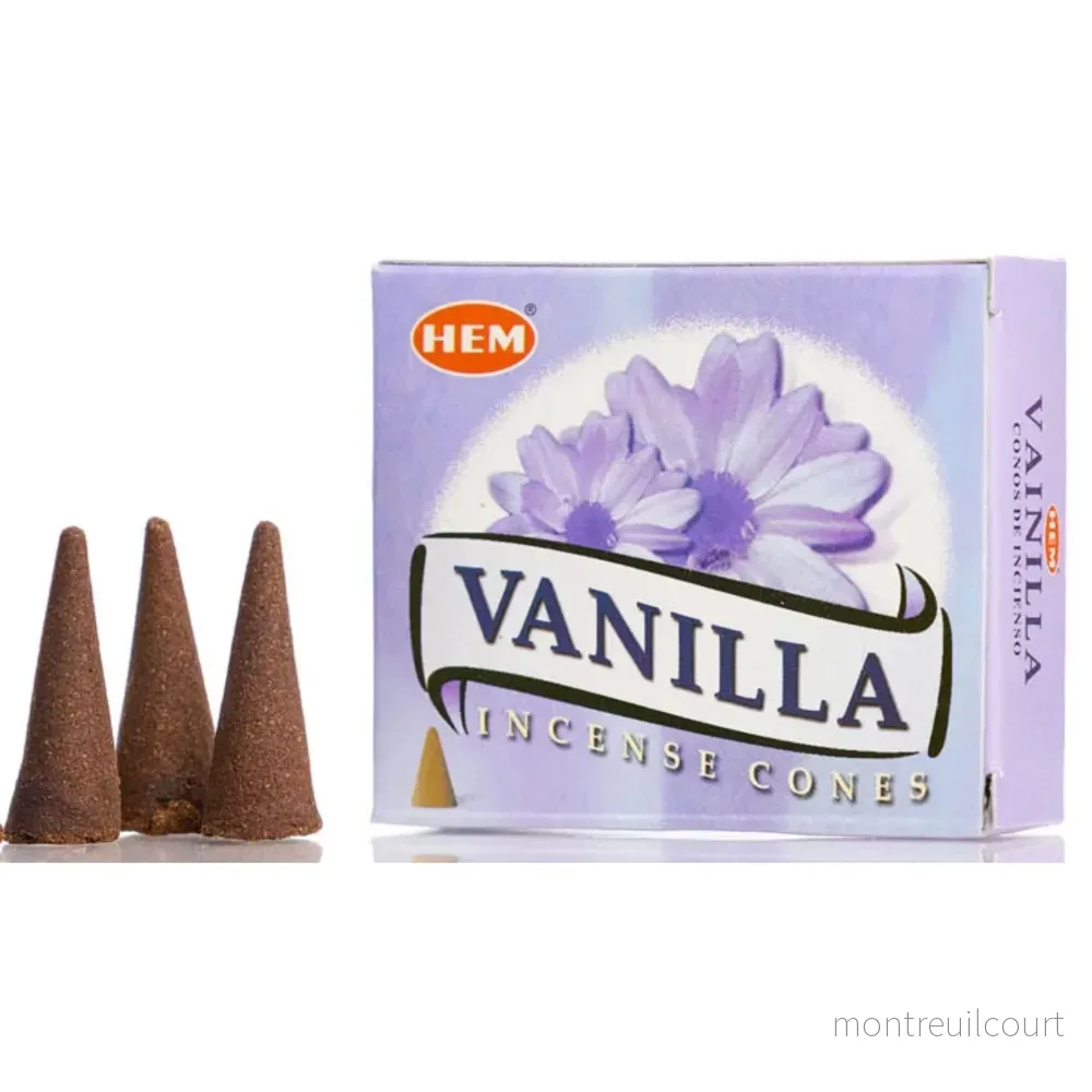 HEM Vanilla / Vanilj rökelsekoner HEM Vanilla / Vanilj rökelsekoner