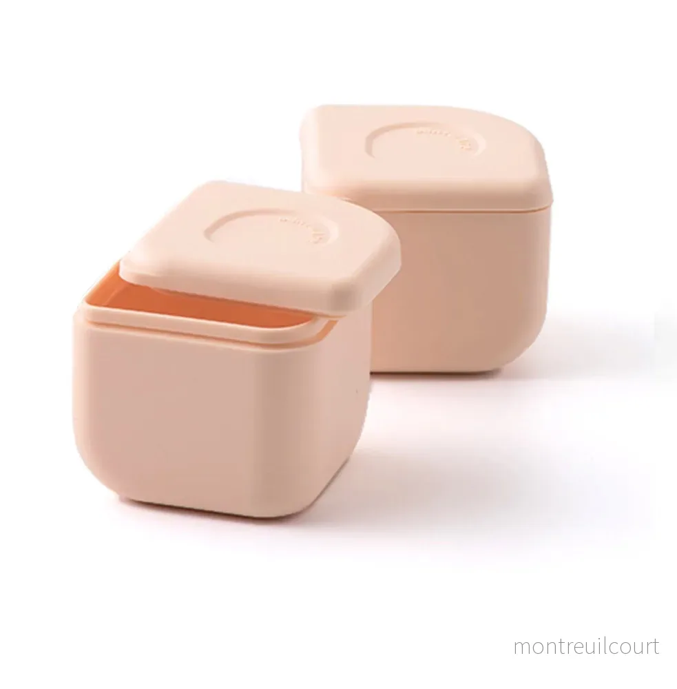 Silipods matbehållare 2-pack (Peach) Silipods matbehållare 2-pack (Peach)