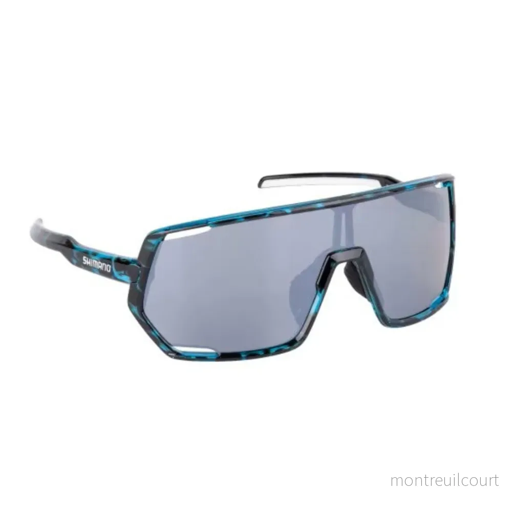 Shimano Eyewear Lesath Tortoiseshell Blue & Silver Mirror Shimano Eyewear Lesath Tortoiseshell Blue & Silver Mirror