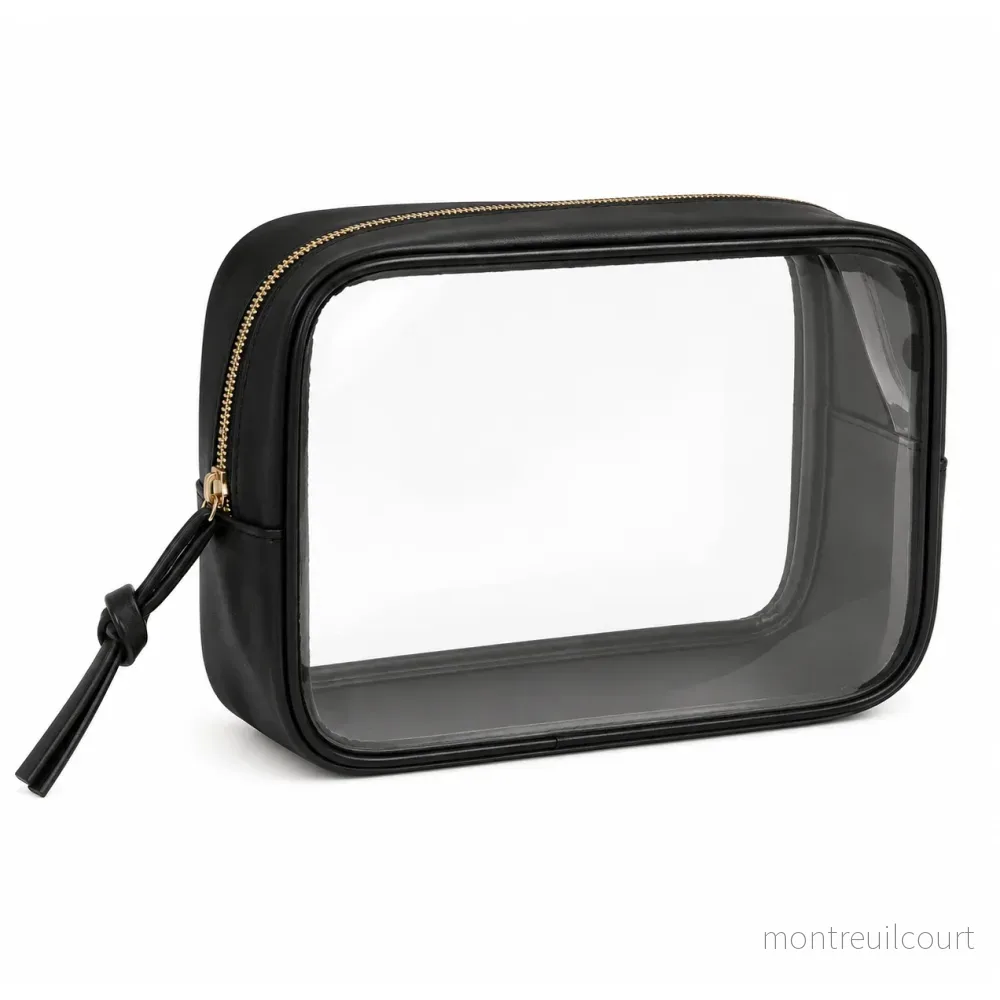 Glowria Transparent Black Beauty Bag - Bild 3