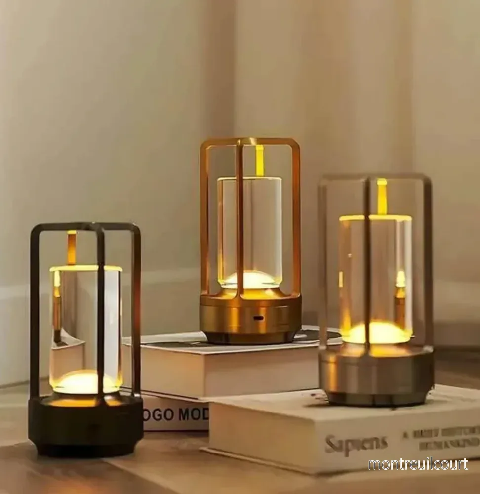 Lumière d’Orée – Trådlös designlampa i kristall och metall