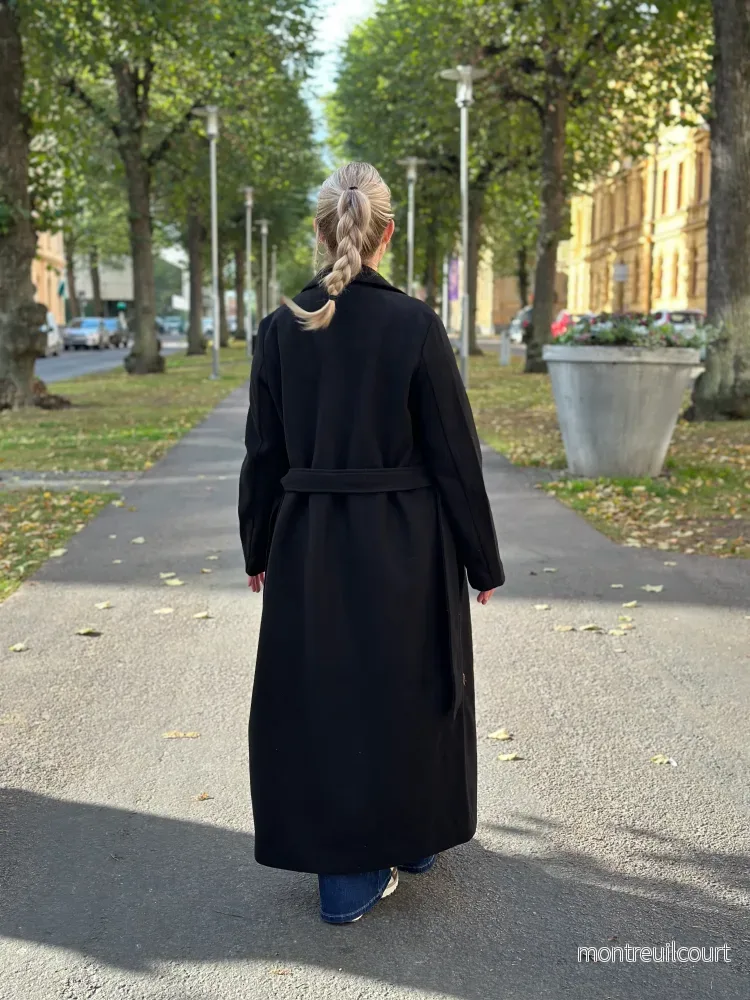 VEROMODA - FORTUNEAYA XTRA LONG COAT -BLACK - Bild 3