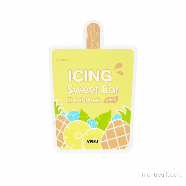 A’pieu Icing Sweet Bar Sheet Mask Pineapple 1 sheet A’pieu Icing Sweet Bar Sheet Mask Pineapple 1 sheet