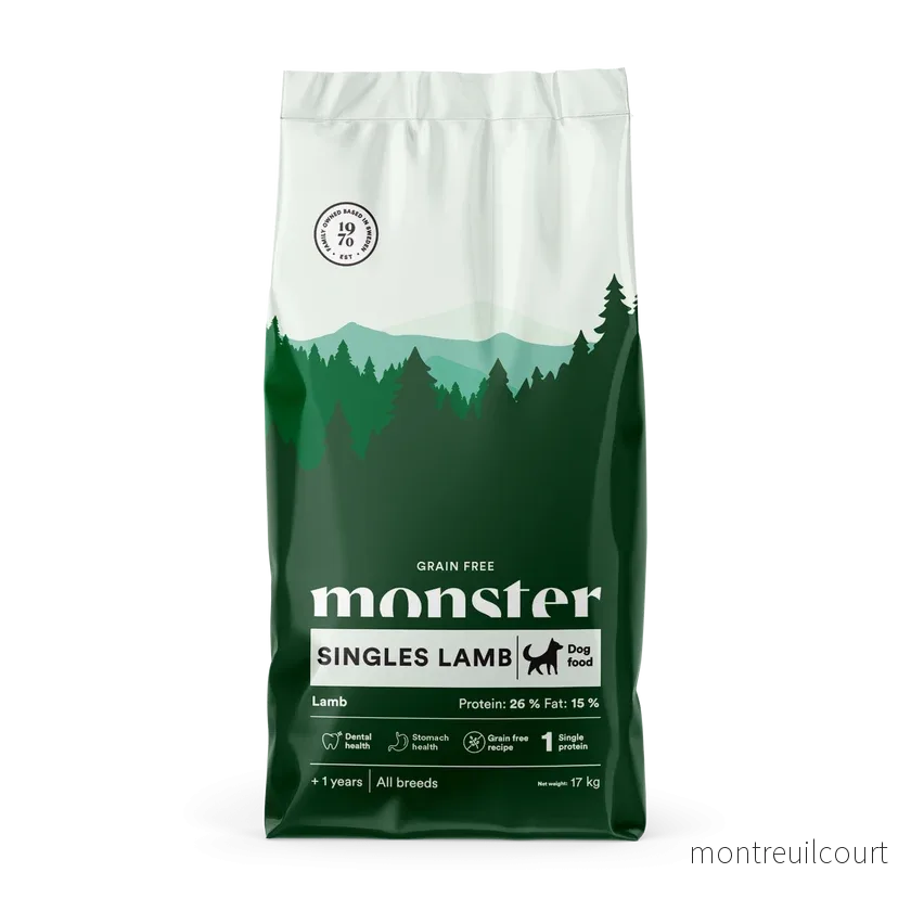 Monster Dog Grain Free Singles Lamb