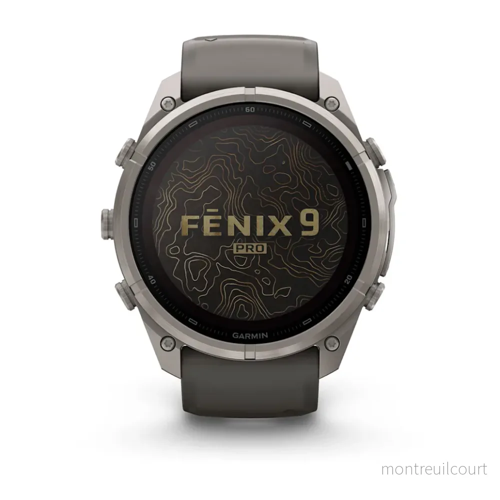 Garmin fēnix 9 Pro InReach Solar - 51 mm Sapphire Titanium - Bild 2