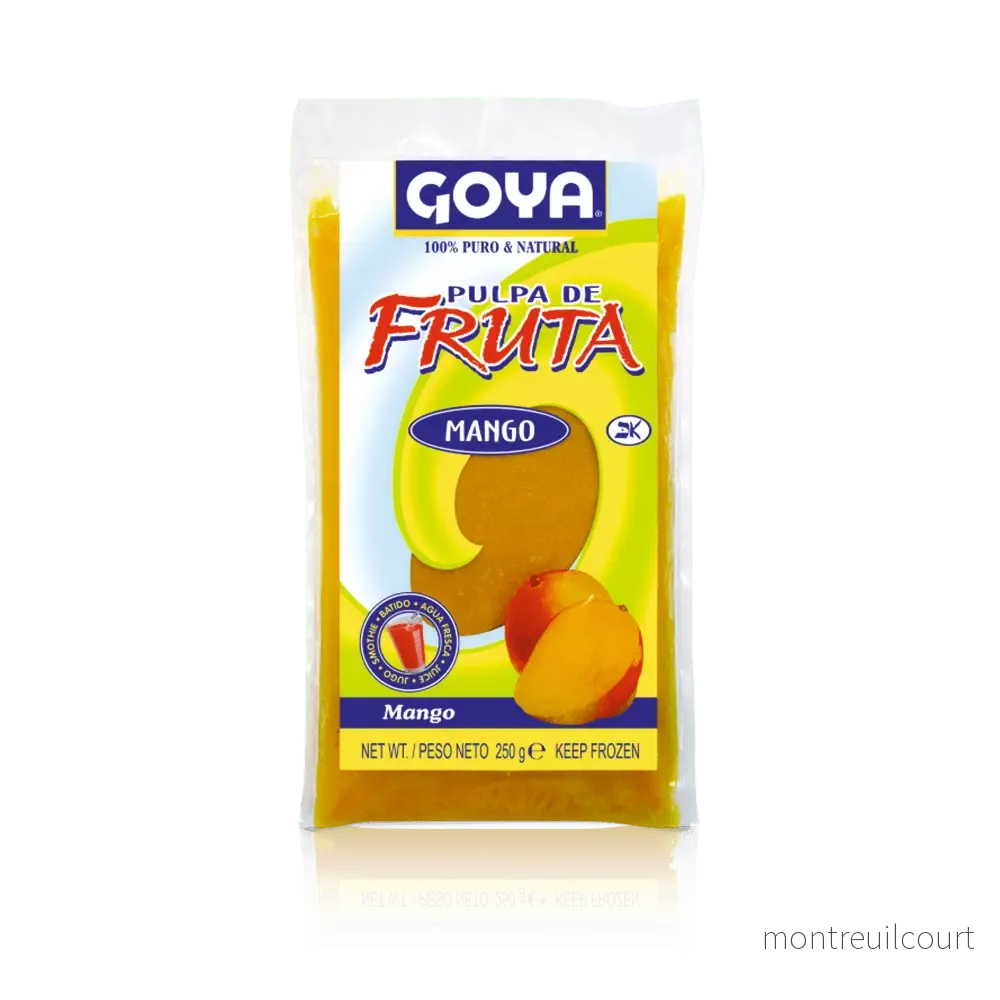 Polpa de Manga Congelada / Frozen Mango Pulp – Goya (250g) Polpa de Manga Congelada / Frozen Mango Pulp – Goya (250g)