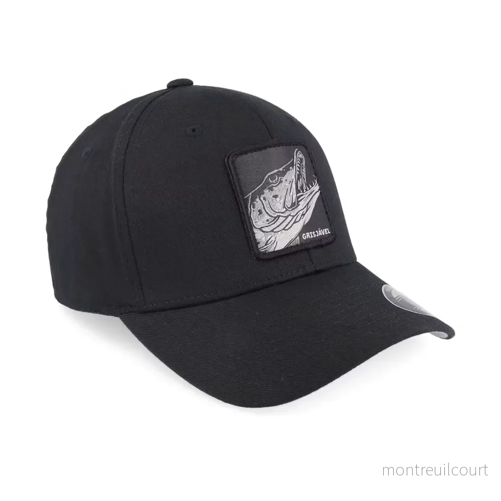Skillfish Grisjävel Mono Black Flexfit Keps - Bild 2