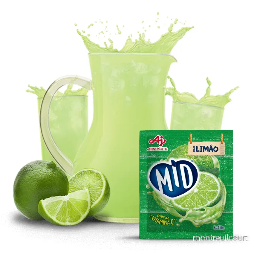 Refresco MID Limão / Lime Powdered Drink Mix - MID (20g) - Bild 2