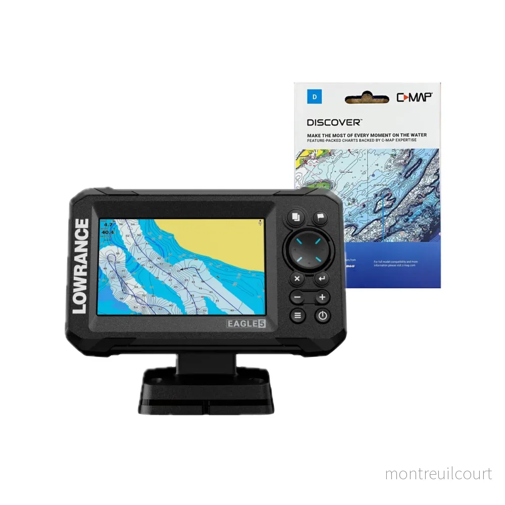 Lowrance Eagle 5 No Transducer + C-MAP DISCOVER – Baltic Sea Paketdeal