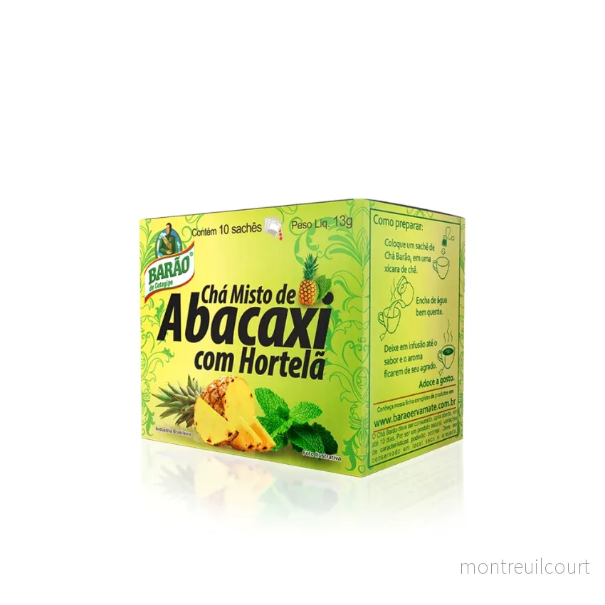 Chá de Abacaxi e Hortelã / Pineapple Tea With Mint - Barão (13g)