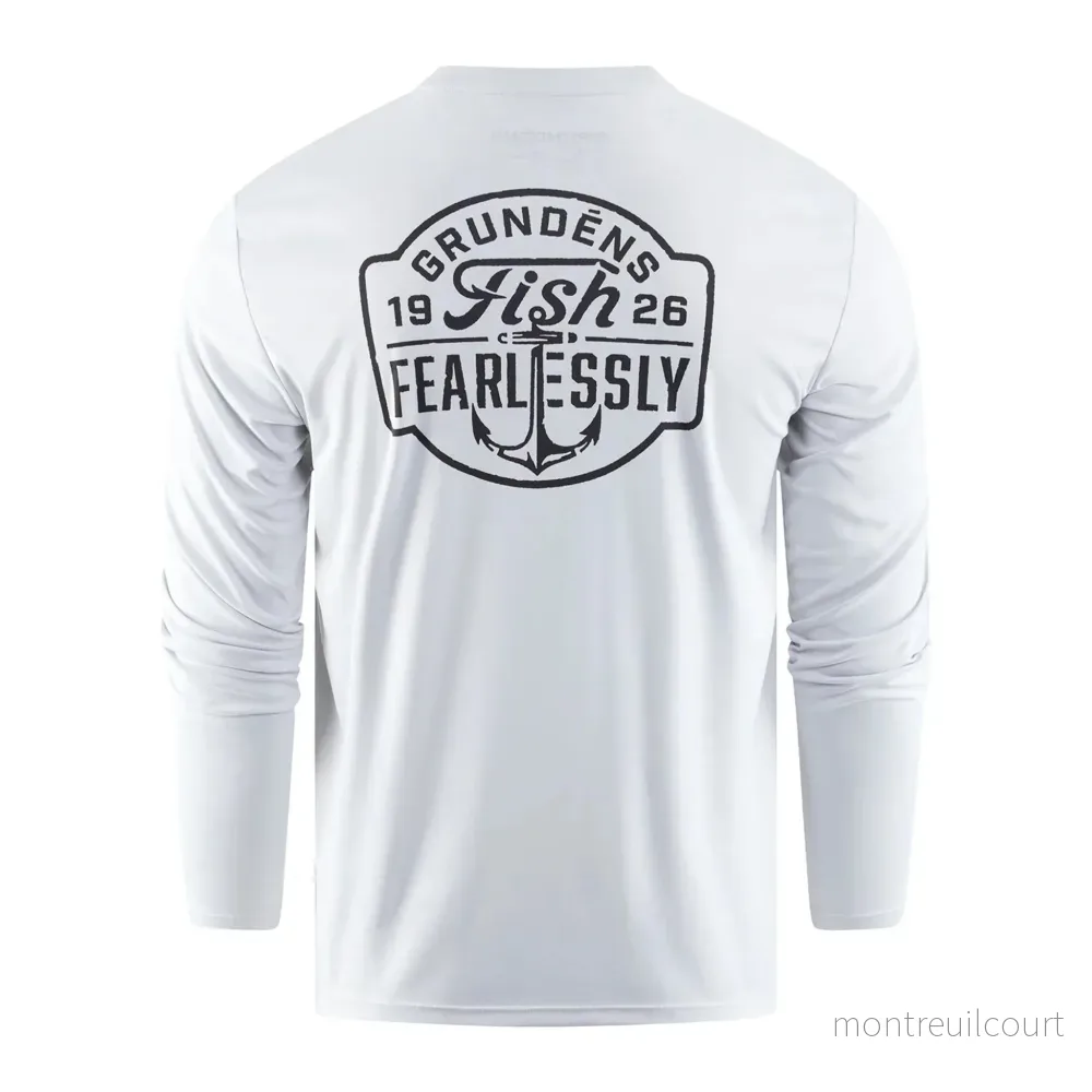Grundéns Fish Fearlessly LS Tech Tee Tröja
