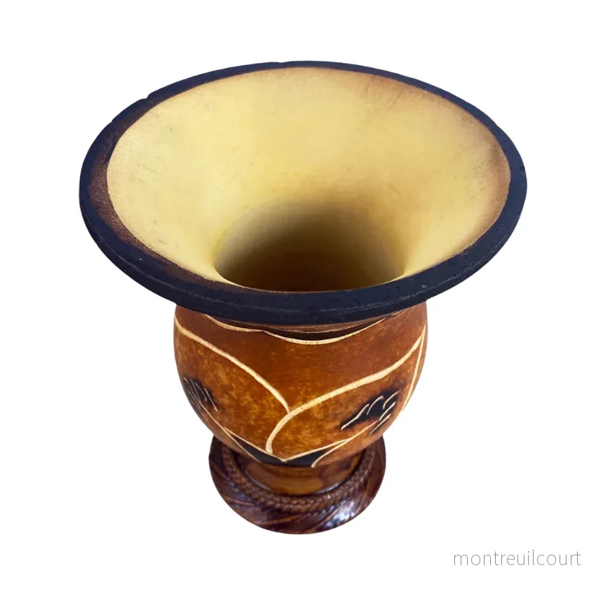 Cuia Porongo Martelada Para Chimarrão / Mate Tea Gourd - Bild 3