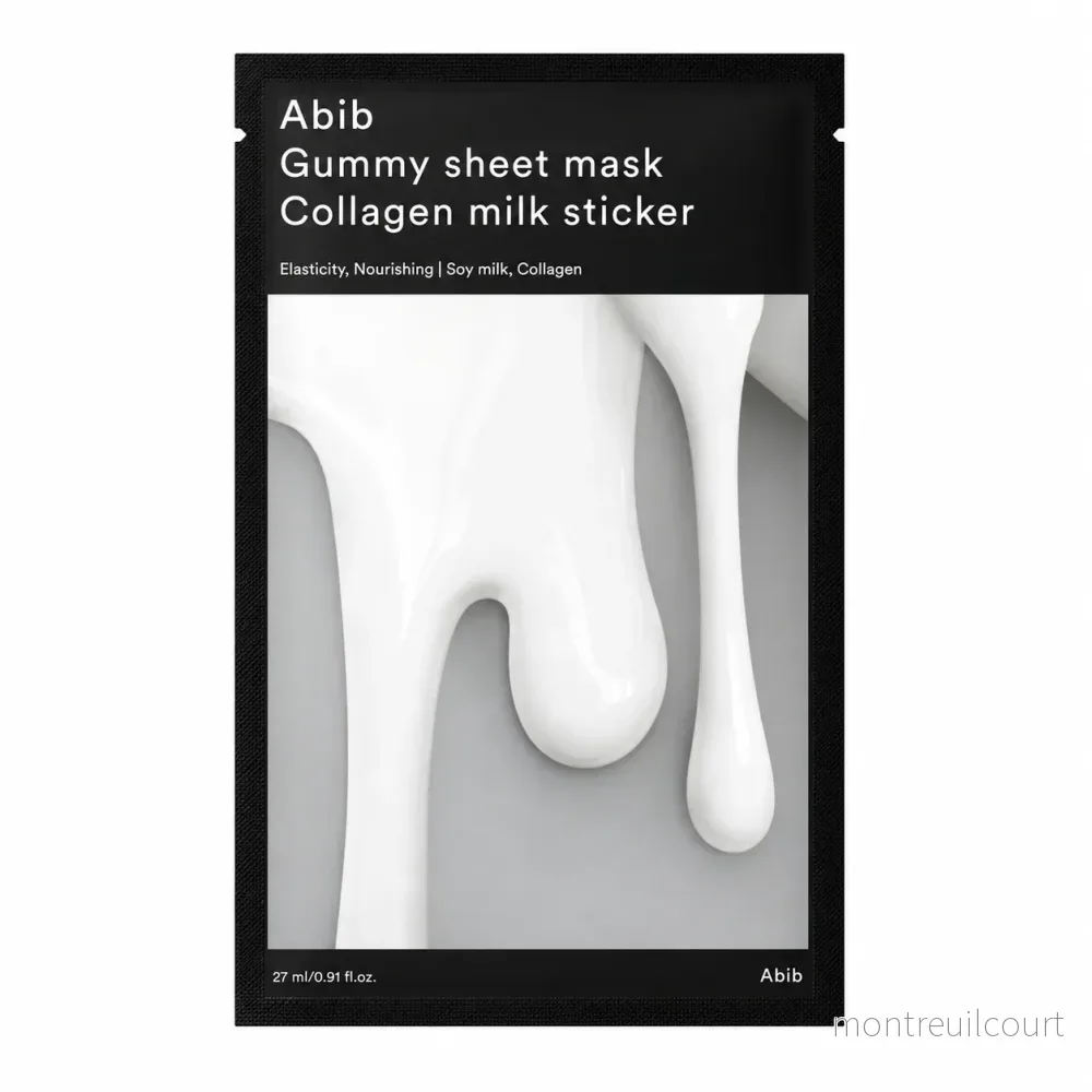 Abib Gum Sheet Mask Collagen Milk Sticker 1 sheet Abib Gum Sheet Mask Collagen Milk Sticker 1 sheet