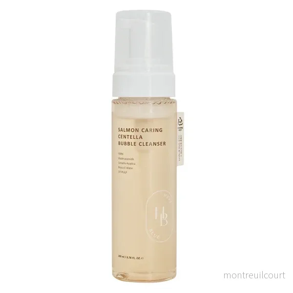 HEVEBLUE Salmon Caring Centella Bubble Cleanser, 200ml