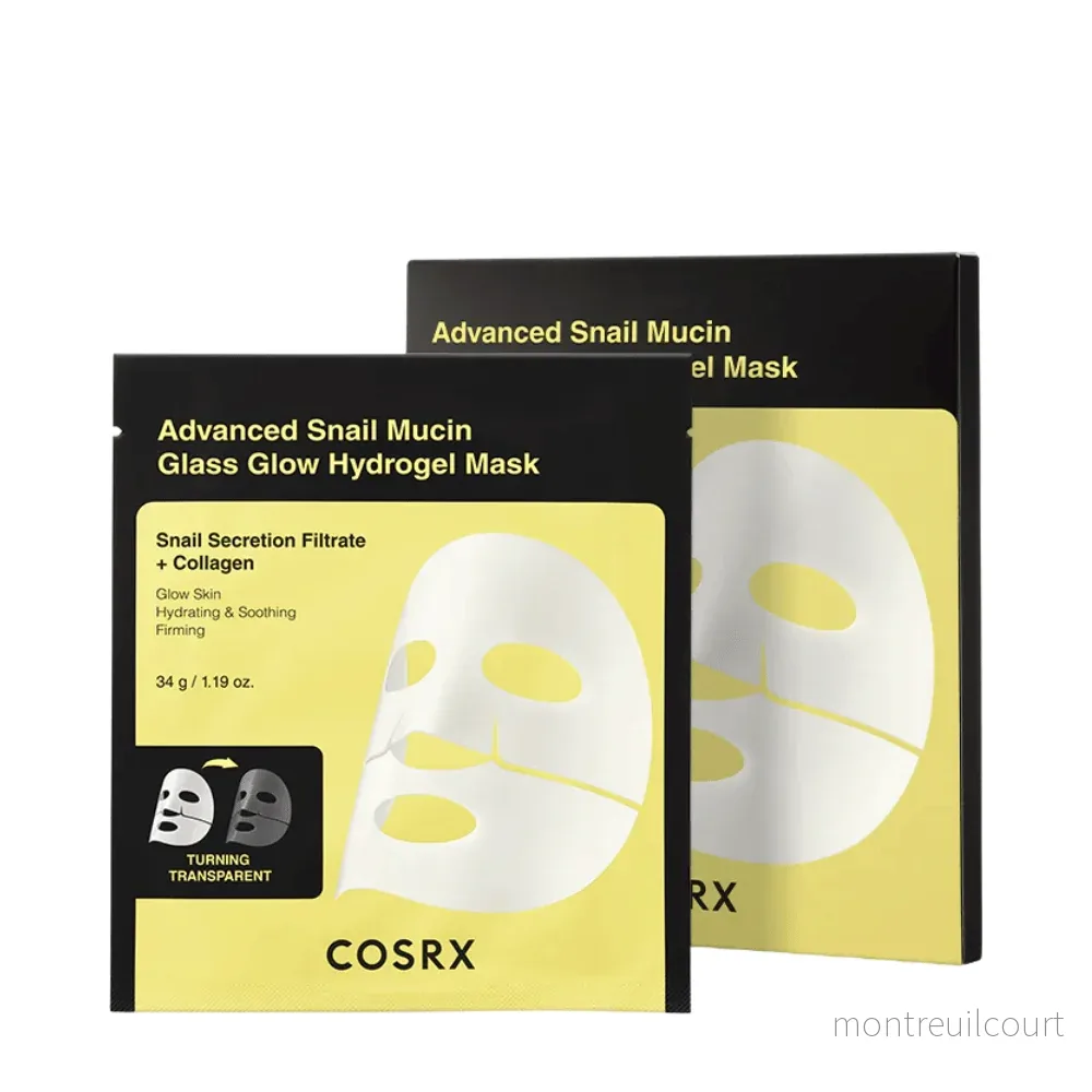 COSRX Advanced Snail Mucin Glass Glow Hydrogel Mask (3 sheets)