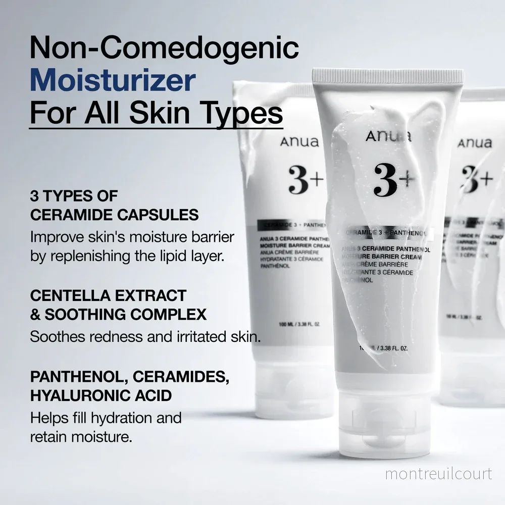 Anua 3 Ceramide Panthenol Moisture Barrier Cream 100ml - Bild 3