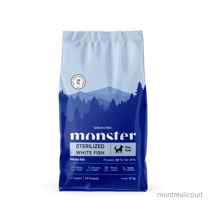 Monster Dog Grain Free Sterilized White Fish