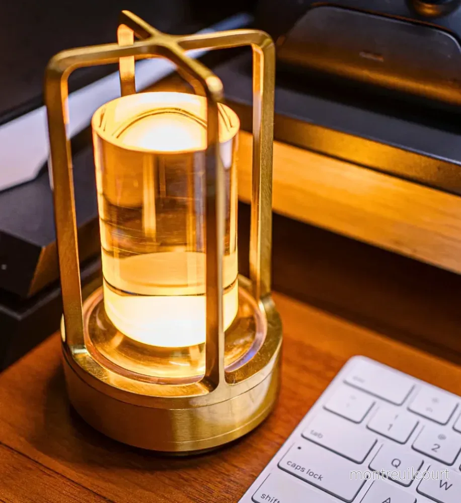 Lumière d'Orée – Trådlös designlampa i kristall och metall - Bild 3