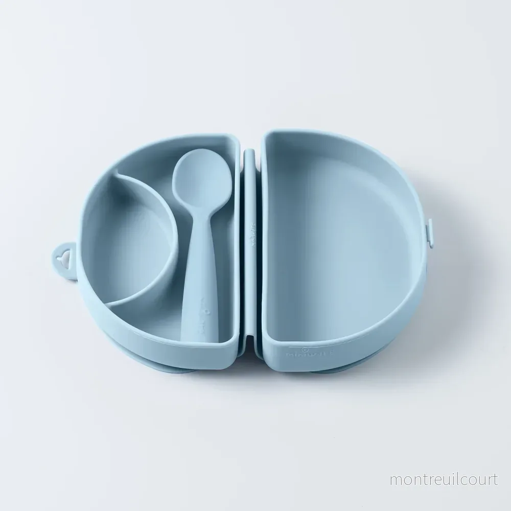 Fold & Scoop – tallrik + sked (Chicory/Chicory) Fold & Scoop – tallrik + sked (Chicory/Chicory)