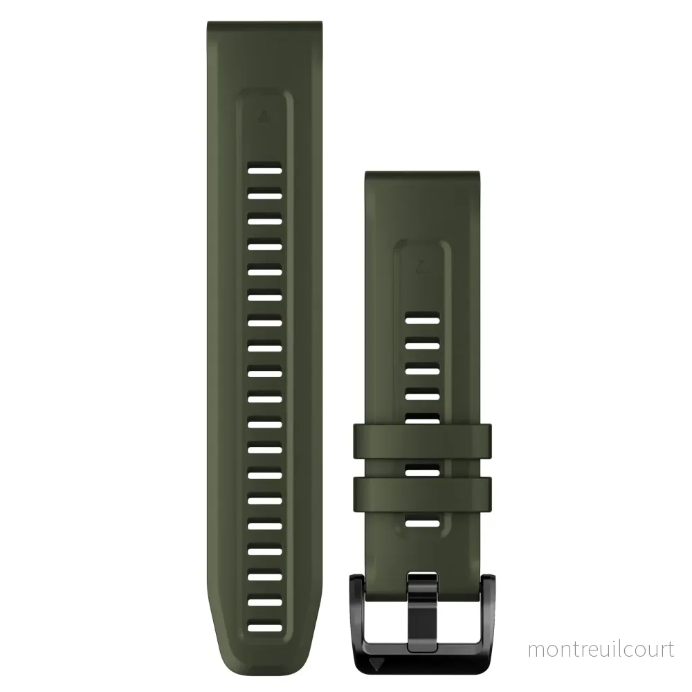 Garmin QuickFit® 22 klockarmband Mossgrön Silikon Garmin QuickFit® 22 klockarmband Mossgrön Silikon