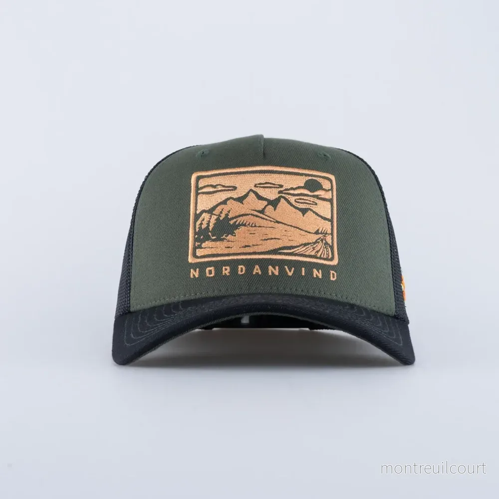 SQRTN Nordanvind Trucker Keps - Hooked Olive - Bild 2