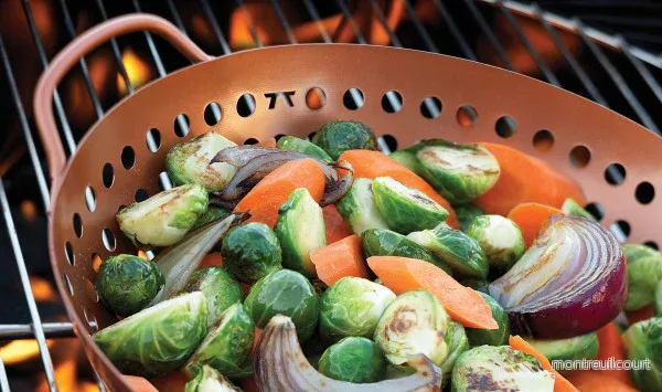 Grill- & wokskål i koppar - Bild 3