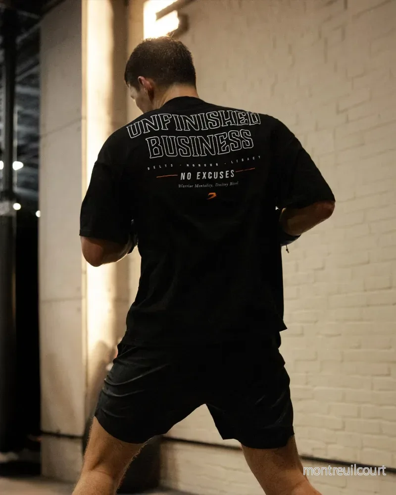 Bivol x BOXRAW Unfinished Business Oversized T-Shirt - Svart - Bild 2