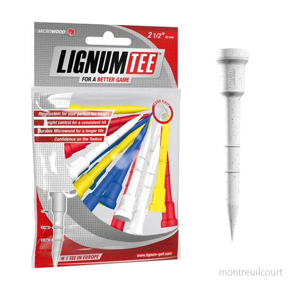 Peggar – Lignum Tee 62 mm 12-pack Blandade Färger Peggar – Lignum Tee 62 mm 12-pack Blandade Färger