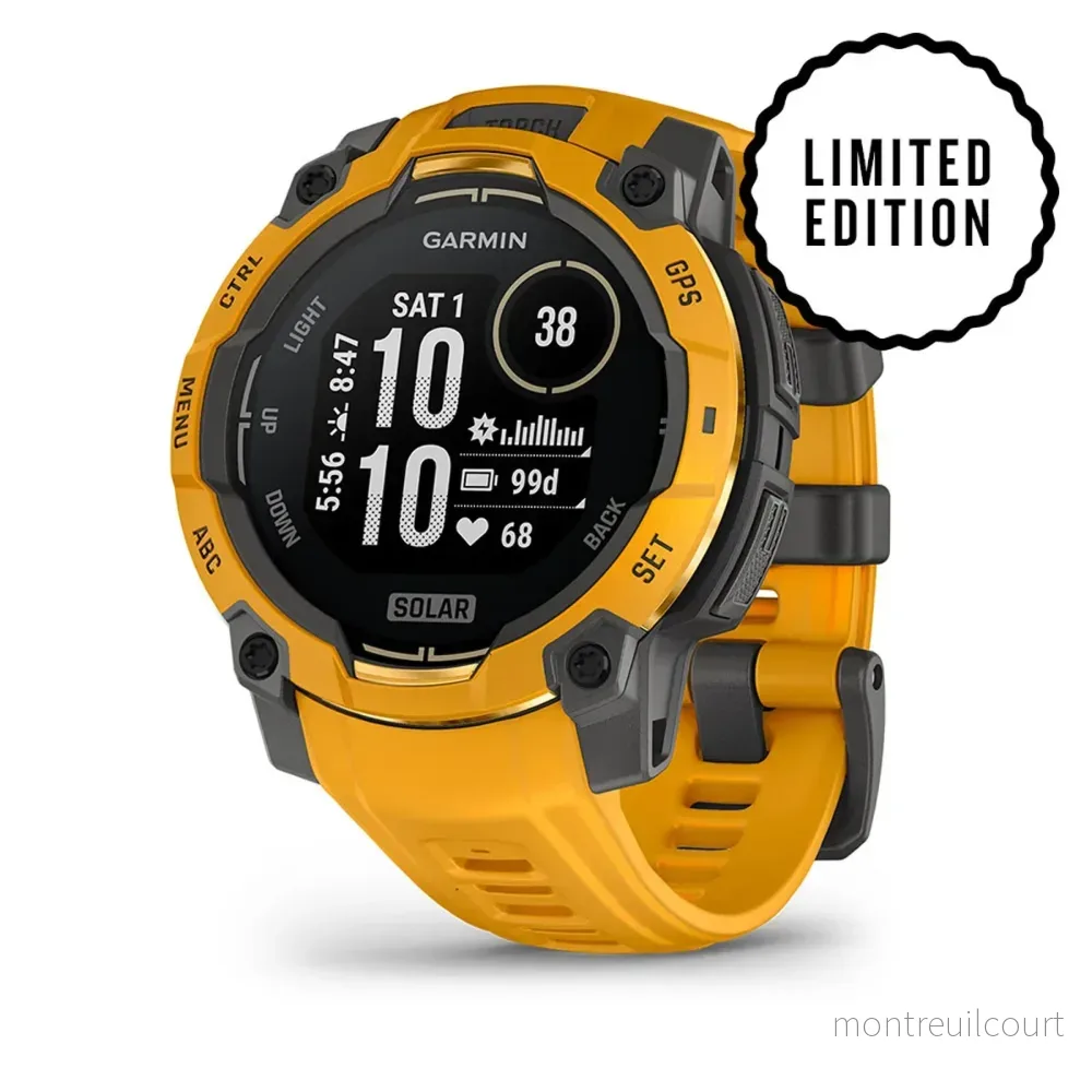Garmin Instinct 3 45mm Solar Solgul Garmin Instinct 3 45mm Solar Solgul
