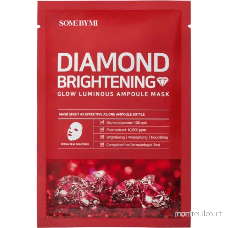 SOME BY MI Red Diamond Brightening Glow Luminous Ampoule Mask 1 st