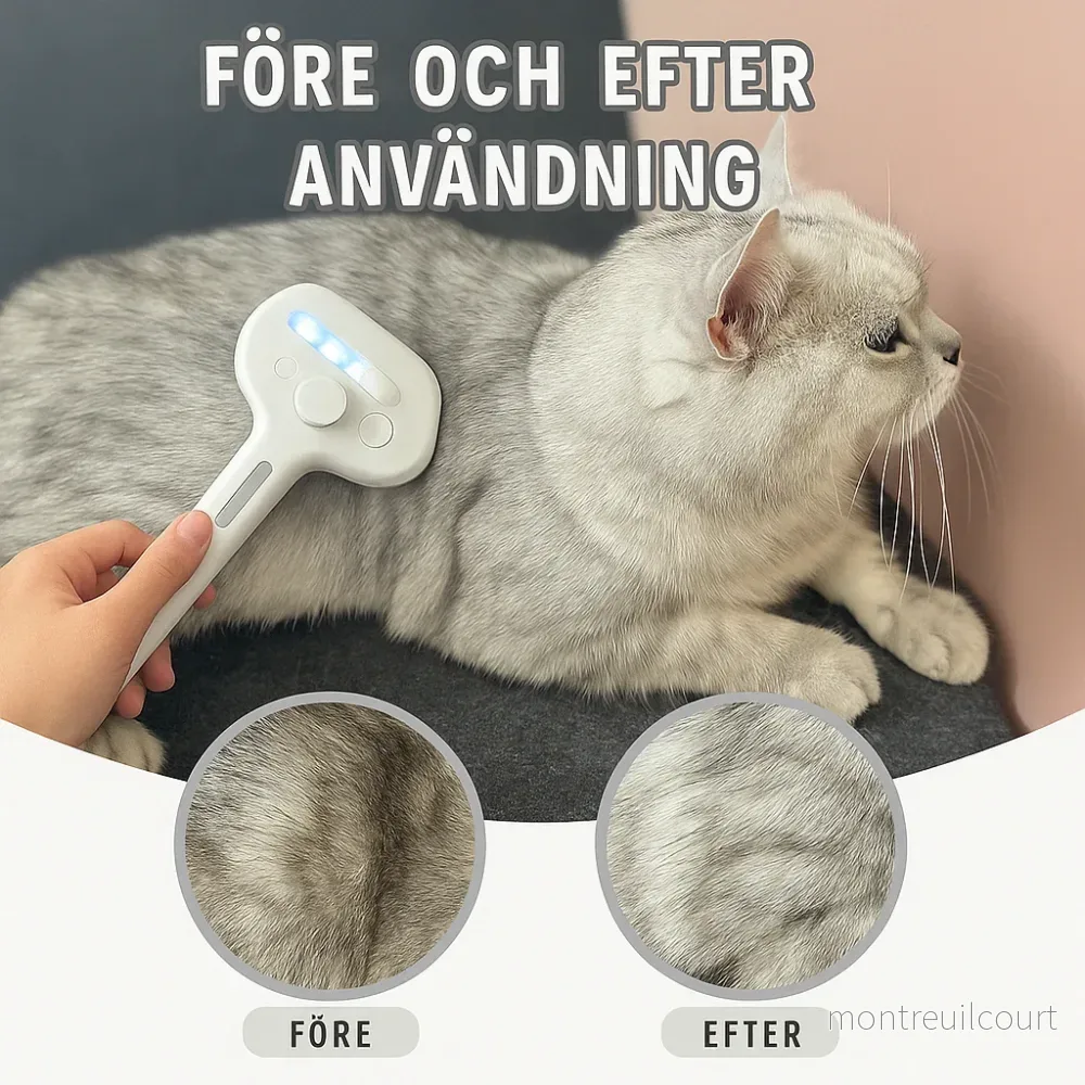 Multifunktionell ångborste – för katter och hundar - Bild 3