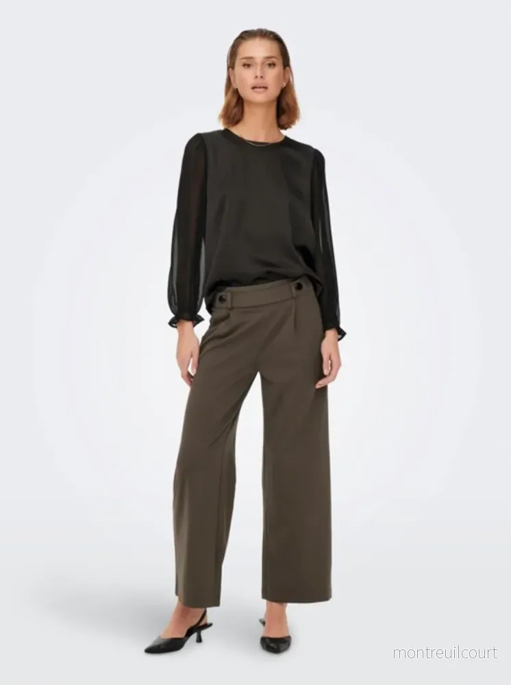 JDY – GEGGO NEW LONG PANT – CHOCOLATE BROWN JDY – GEGGO NEW LONG PANT – CHOCOLATE BROWN