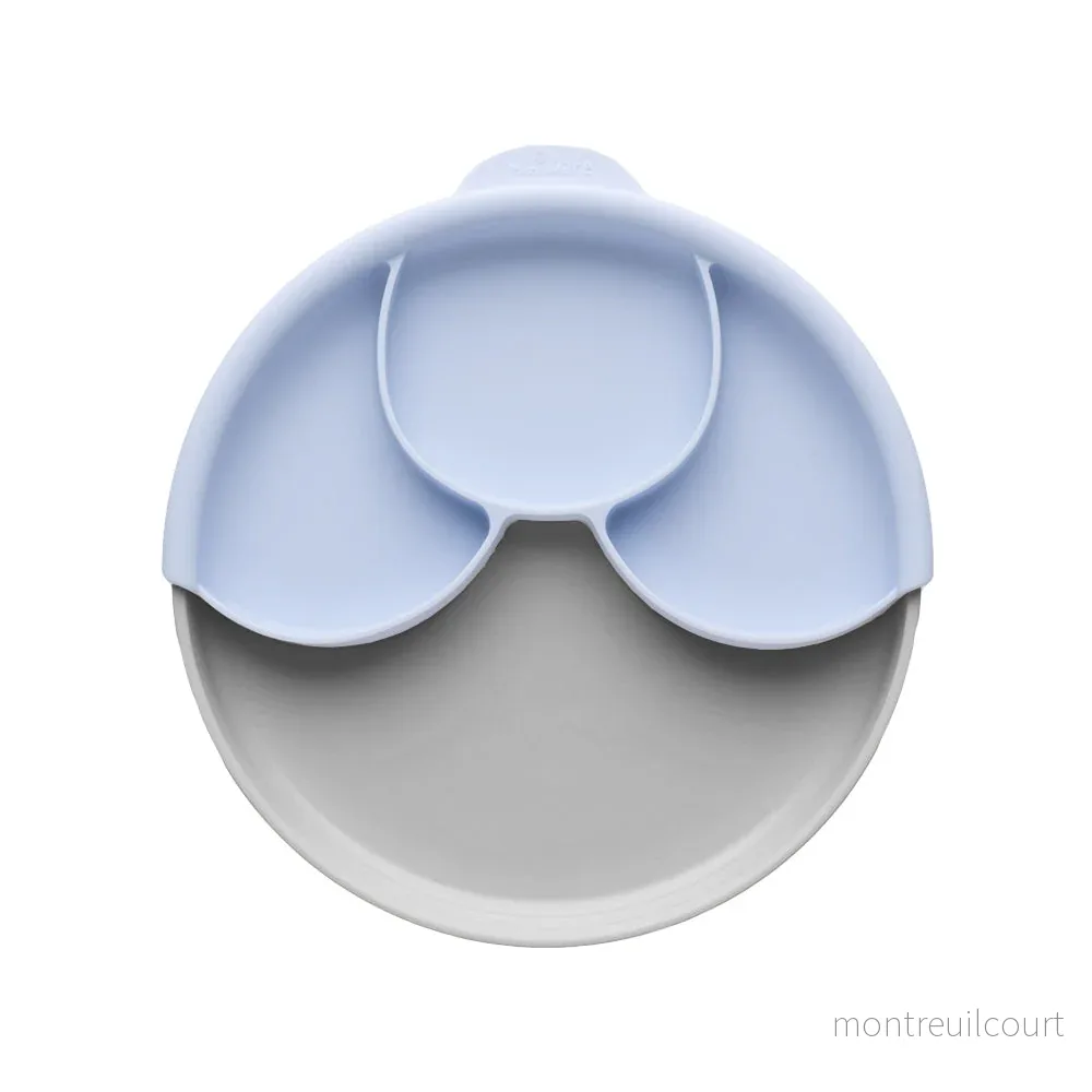 Healthy Meal Set barntallrik (Grey/Lavender)