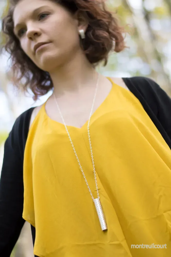 Camilla Mustikka Björk långt halsband - Bild 2