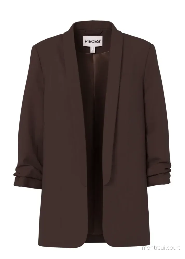 PIECES – BOSELLA 3/4 BLAZER – HOT FUDGE PIECES – BOSELLA 3/4 BLAZER – HOT FUDGE