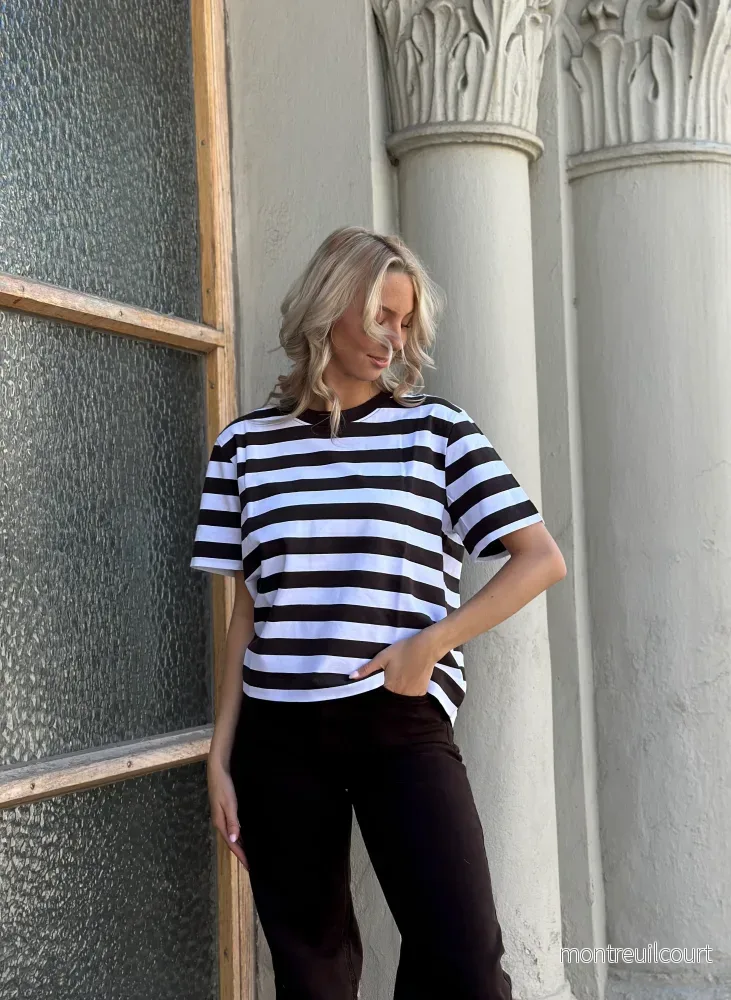SELECTED FEMME – ESSENTIAL SS BOXY TEE – DELICIOSO/BRIGHT WHITE STRIPED SELECTED FEMME – ESSENTIAL SS BOXY TEE – DELICIOSO/BRIGHT WHITE STRIPED