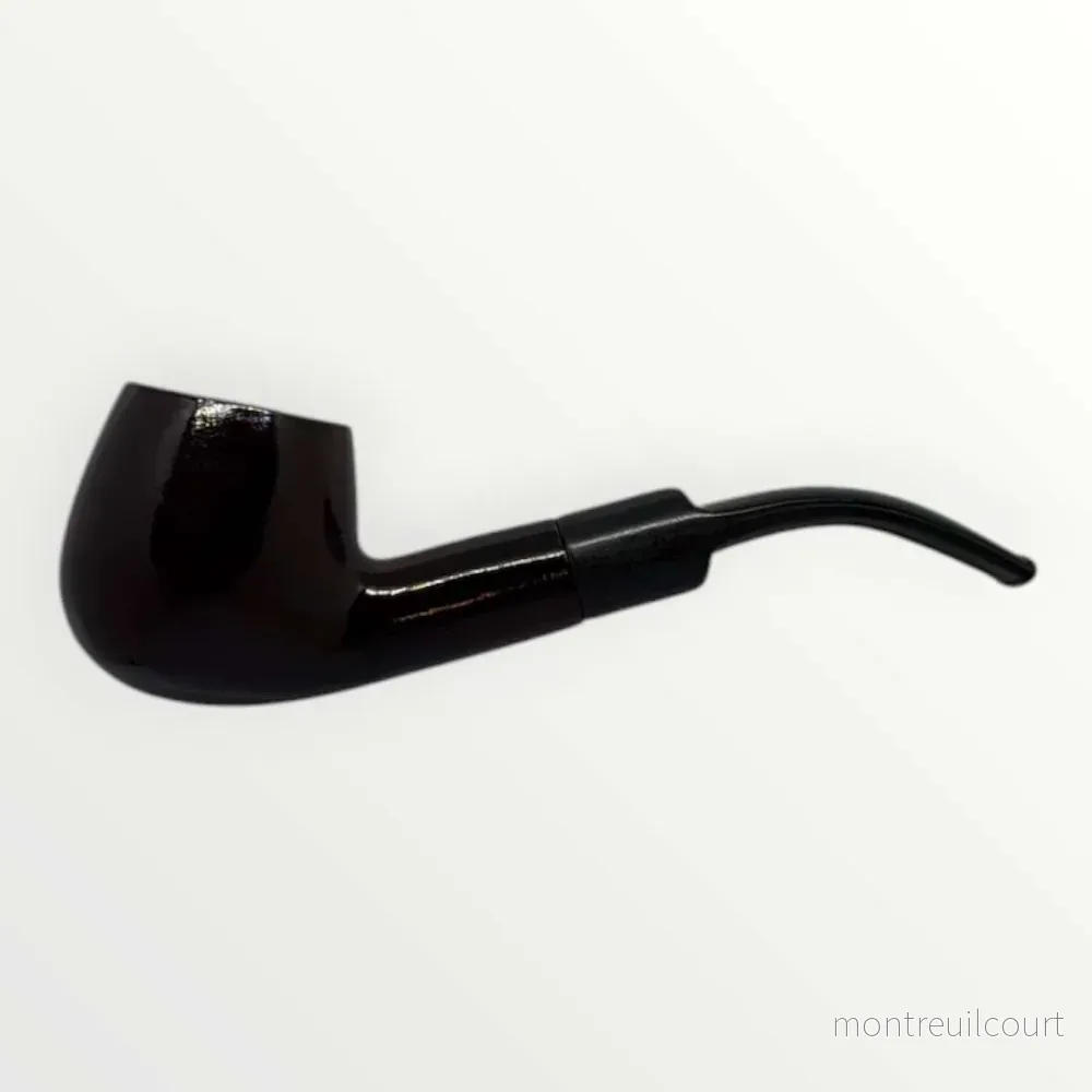 Pipa Betsad – Klassisk Träpipa i Mörkrödbrun Bent Billiard (141mm) - Bild 2