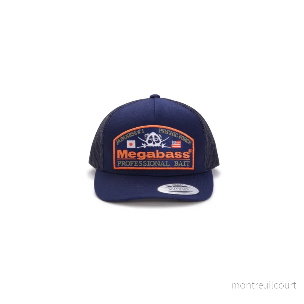 MEGABASS Psychic Trucker Navy Keps MEGABASS Psychic Trucker Navy Keps