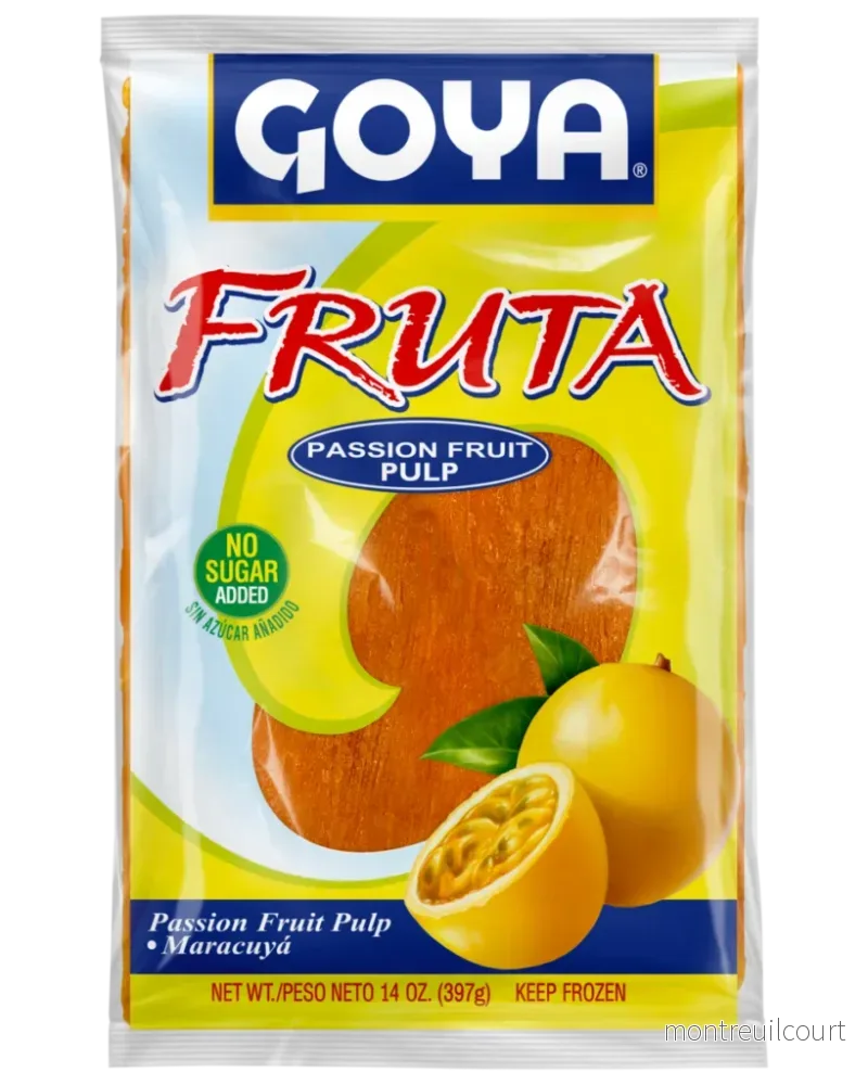 Polpa de MaracujĂĄ Congelada / Frozen Passion Fruit Pulp – Goya (250g) Polpa de MaracujĂĄ Congelada / Frozen Passion Fruit Pulp – Goya (250g)