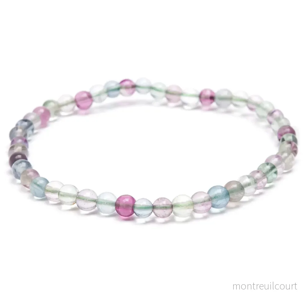 Armband – regnbågsfluourit 6mm Armband – regnbågsfluourit 6mm