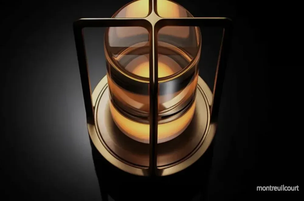 Lumière d'Orée – Trådlös designlampa i kristall och metall - Bild 2
