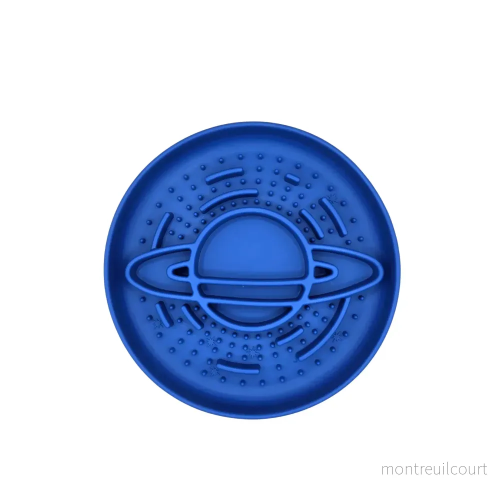 Saturn Slowfeeder skål/slickmatta med sugkopp för hundar och katter - Bild 2