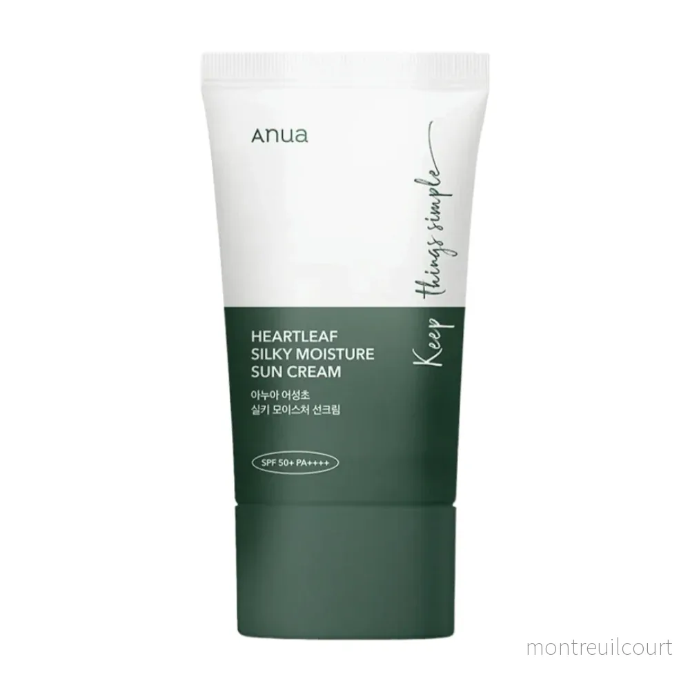 Anua Heartleaf Silky Moisture Sun Cream SPF 50+ PA++++ 50ml
