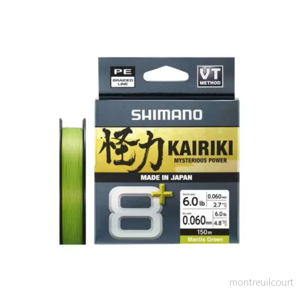 Shimano Flätlina Linor Kairiki 8+ 150m M.Green Shimano Flätlina Linor Kairiki 8+ 150m M.Green