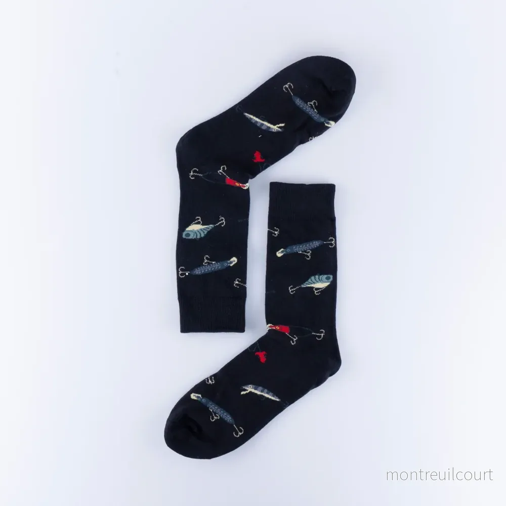 SQRTN Bomullsstrumpa – Lure Black SQRTN Bomullsstrumpa – Lure Black