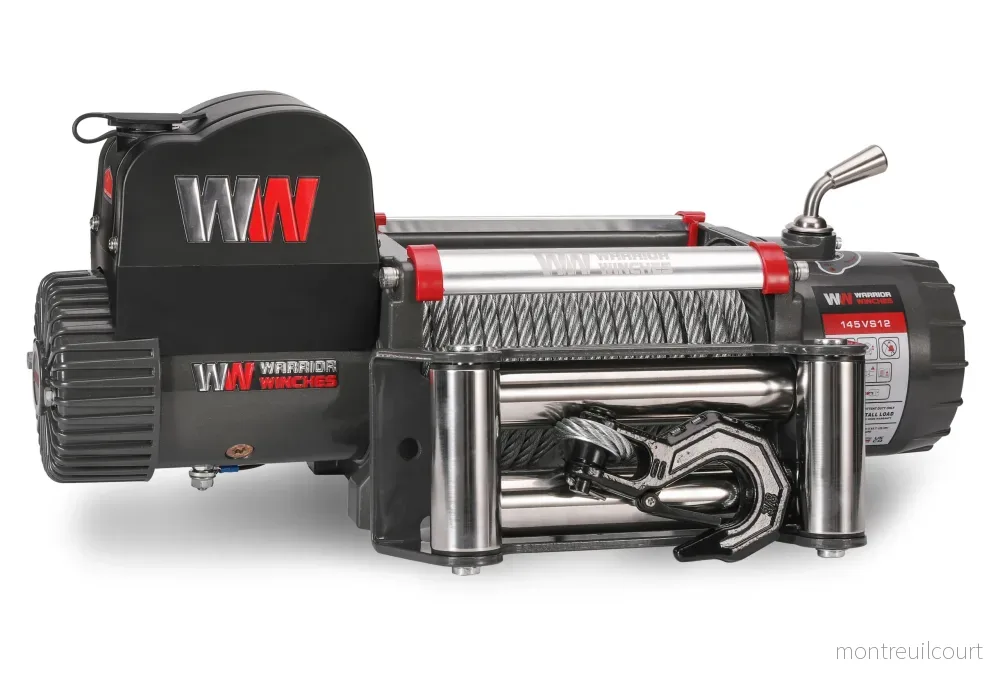 Warrior Winches Samurai 14500 Elektrisk vinsch 12V Stålvajer